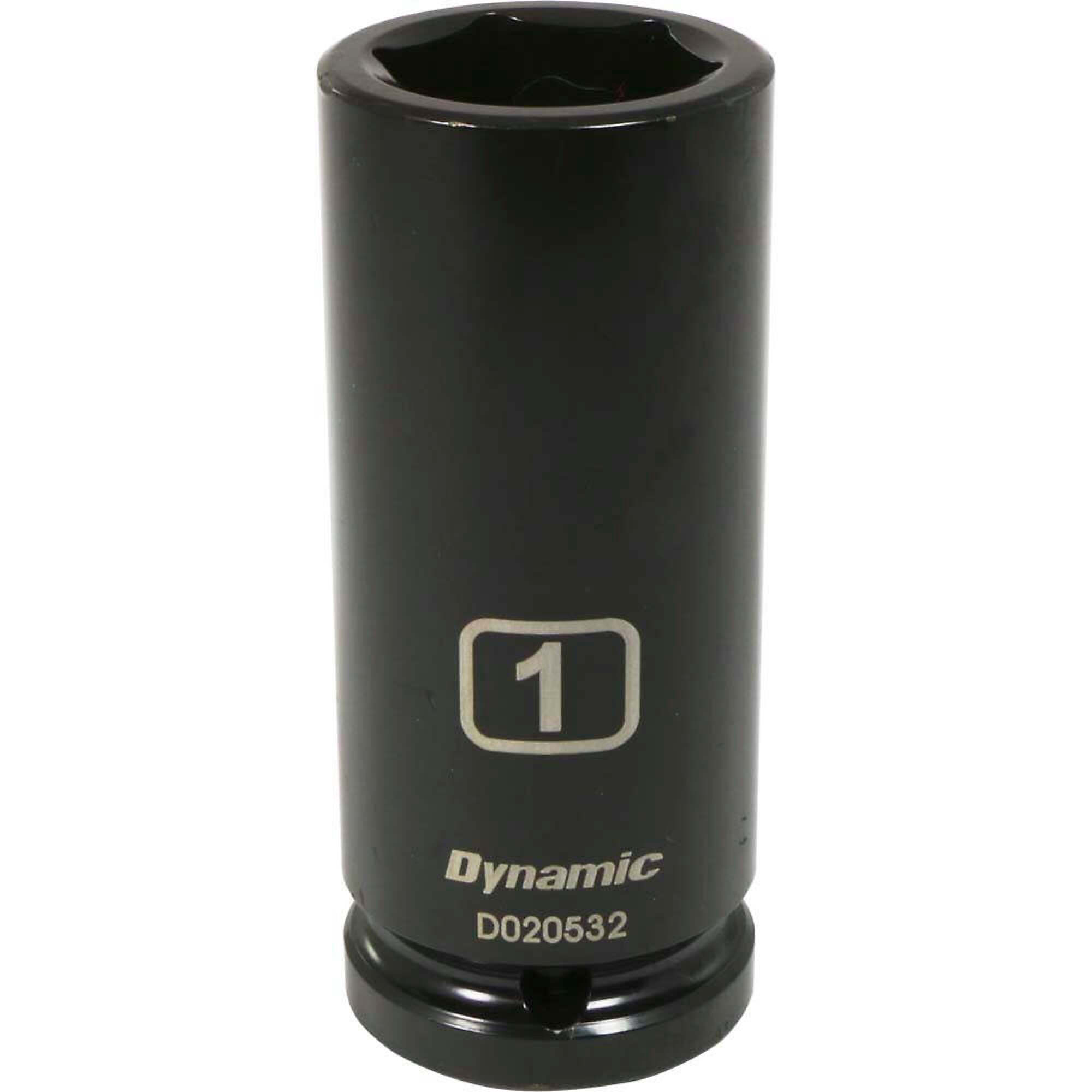 Dynamic Tools 3/4" Drive 6 Point SAE, 1" Deep Length, Impact Socket